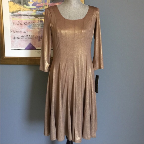 Chetta B Metallic Dress - Picture 1 of 3